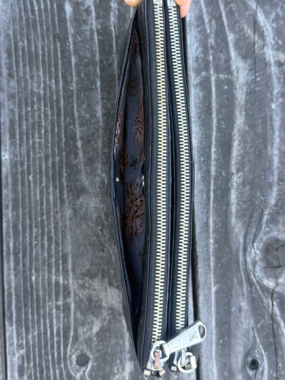 Hobo Black Leather Wallet - Picture 5 of 7